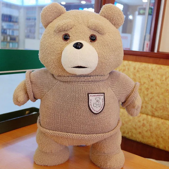 43cm 10 movie teddy bear teddy 2 plush toy apron soft plush toy birthday gift for good friends eprolo