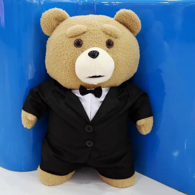 43cm 10 movie teddy bear teddy 2 plush toy apron soft plush toy birthday gift for good friends eprolo