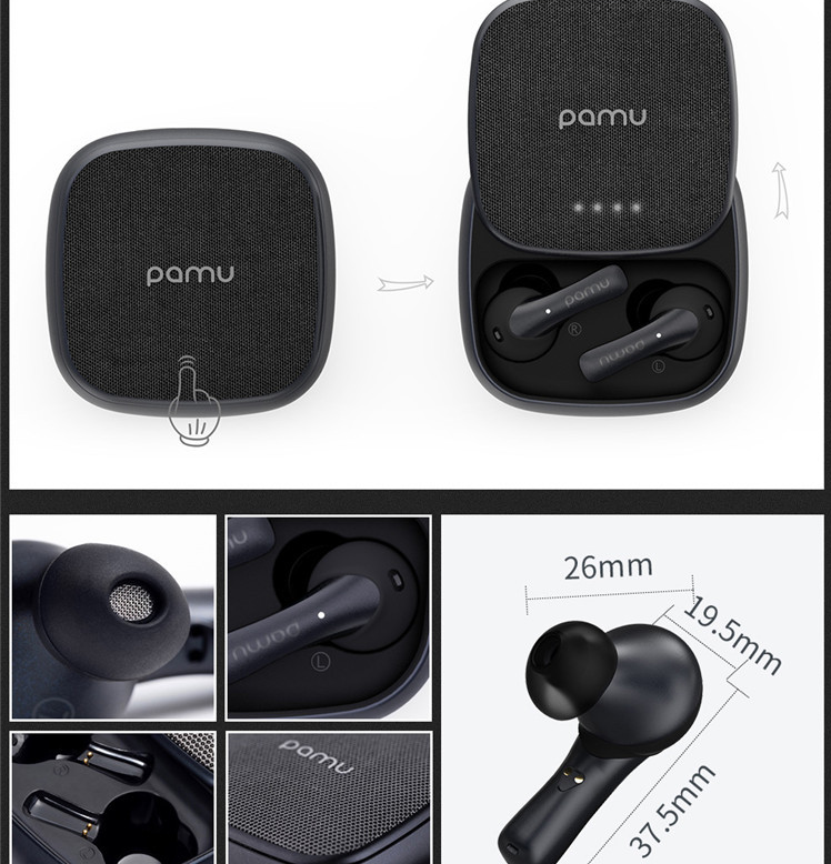 Noise-cancelling Wireless Earphones Dual Bluetooth Earphones Touch Charging FONEZWORLD ARKLOW
