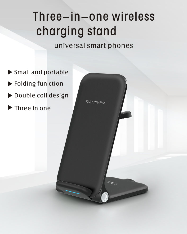 Fast Wireless Charger 3 in 1 Power Station FONEZWORLD ARKLOW 